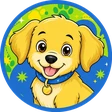HowMuchVet mascot, a cartoon golden retriever puppy